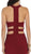 Illusion Halter Sheath Cocktail Dress