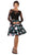May Queen - Lace and Floral Two-Piece Cocktail Dress