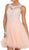 Embellished Jewel A-line Homecoming Dress