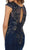 Embellished Illusion Scoop Sheath Prom Dress