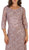 May Queen - Quarter Length Sleeve Lace Evening Dress