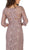 May Queen - Quarter Length Sleeve Lace Evening Dress