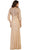 May Queen - Quarter Length Sleeve Lace Evening Dress
