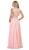 May Queen - Embellished Lace Pleated Prom Dress
