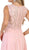 Embellished Lace Pleated Prom Dress
