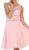May Queen - Lace Jewel A-line Homecoming Dress