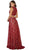 Sleeveless Two-Piece Lace Gown