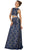 Sleeveless Two-Piece Lace Gown
