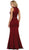 Two Piece Embellished Sheath Evening Dress