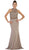 Two Piece Embellished Sheath Evening Dress
