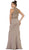 May Queen - Two Piece Embellished Sheath Evening Dress