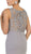 May Queen - Lace Bodice Illusion Paneled Sheath Evening Gown