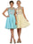 Floral Detailed Illusion Jewel A-line Cocktail Dress