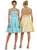 Floral Detailed Illusion Jewel A-line Cocktail Dress