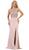 Strappy Illusion Prom Dress with Slit