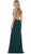 Strappy Illusion Prom Dress with Slit