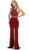 Strappy Illusion Prom Dress with Slit