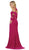 Long Sleeve Halter Sheath Prom Dress