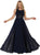 Beaded Lace Scoop Prom Dress