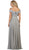 Cold Shoulder Lace Prom Dress