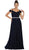 Cold Shoulder Lace Prom Dress