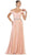 Cold Shoulder Lace Prom Dress