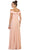 Cold Shoulder Lace Prom Dress