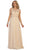 Sleeveless Illusion Lace Evening Dress