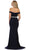Embellished Off-Shoulder Sheath Homecoming Dress