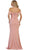 Fold over Off-Shoulder Sheath Dress