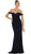 Fold over Off-Shoulder Sheath Dress