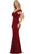 Fold over Off-Shoulder Sheath Dress