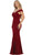 May Queen - Fold over Off-Shoulder Sheath Dress