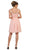 Embroidered Illusion A-Line Cocktail Dress