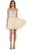Beaded Illusion Cocktail Dress