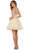 Beaded Illusion Cocktail Dress