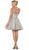 Beaded Illusion Cocktail Dress
