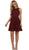 Beaded A-Line Cocktail Dress