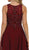 May Queen - Beaded A-Line Cocktail Dress In Red