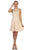 May Queen - Beaded Illusion Jewel Cocktail Dress 1556 - 1 pc Burgundy In Size 18 Available