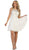 May Queen Beaded Illusion Jewel Cocktail Dress 1556 - 1 pc Blush In Size 20 Available In White