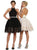 May Queen - MQ1558 Embellished Halter Lace A-line Cocktail Dress