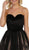 May Queen - MQ1559 Strapless Sweetheart Lace A-line Cocktail Dress