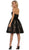 May Queen - MQ1559 Strapless Sweetheart Lace A-line Cocktail Dress