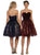 Strapless Sweetheart Lace A-line Cocktail Dress