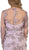 Floral Lace Illusion Bateau Sheath Evening Dress