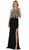 Embellished Halter Sheath Evening Gown