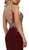 Embellished Halter Sheath Evening Gown