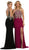 Embellished Halter Sheath Evening Gown