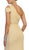 Fitted One Shoulder Strap Evening Dress with Slit